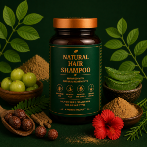 Natural Hair Shampoo Powder